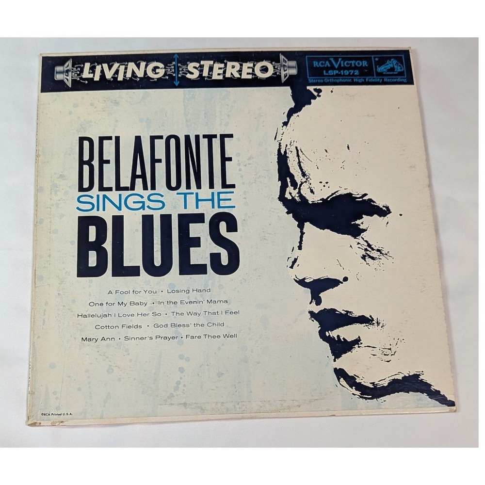 RCA Victor Belafonte Sings the Blues LP 12" Black  1958 Living Stereo LSP-1972